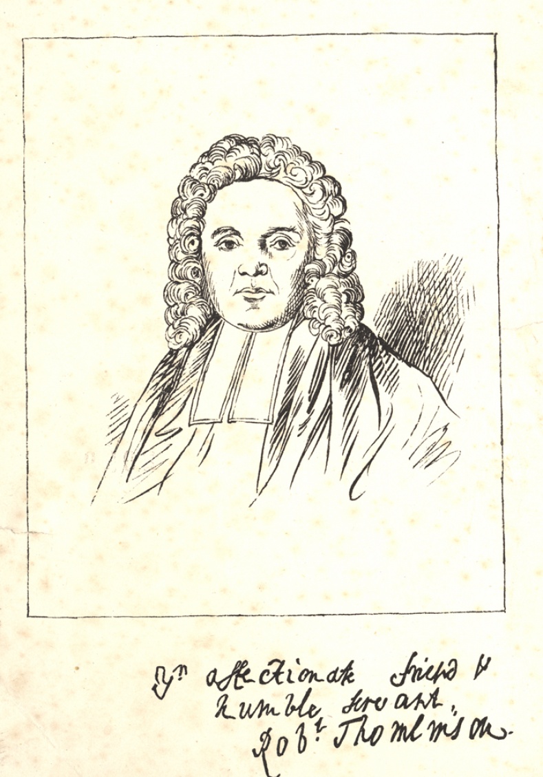 An Undated Sketch of Robert Thomlinson,