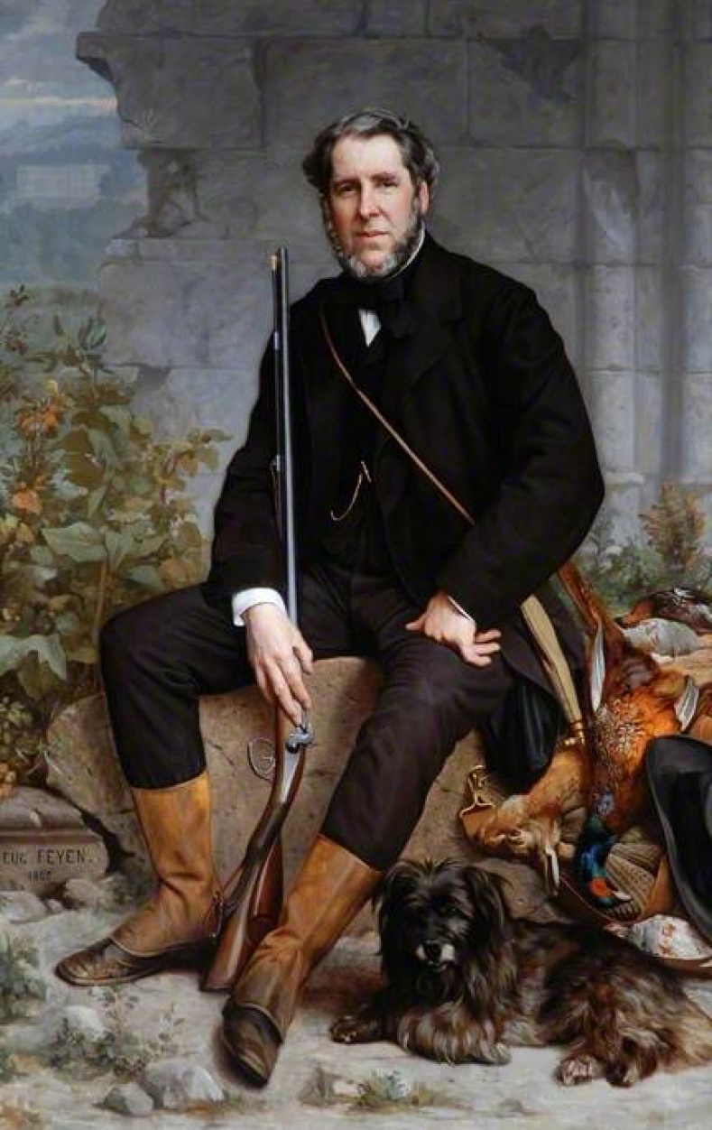 John Bowes (1811–1885) by Jacques Eugène Feyen (1815–1908),