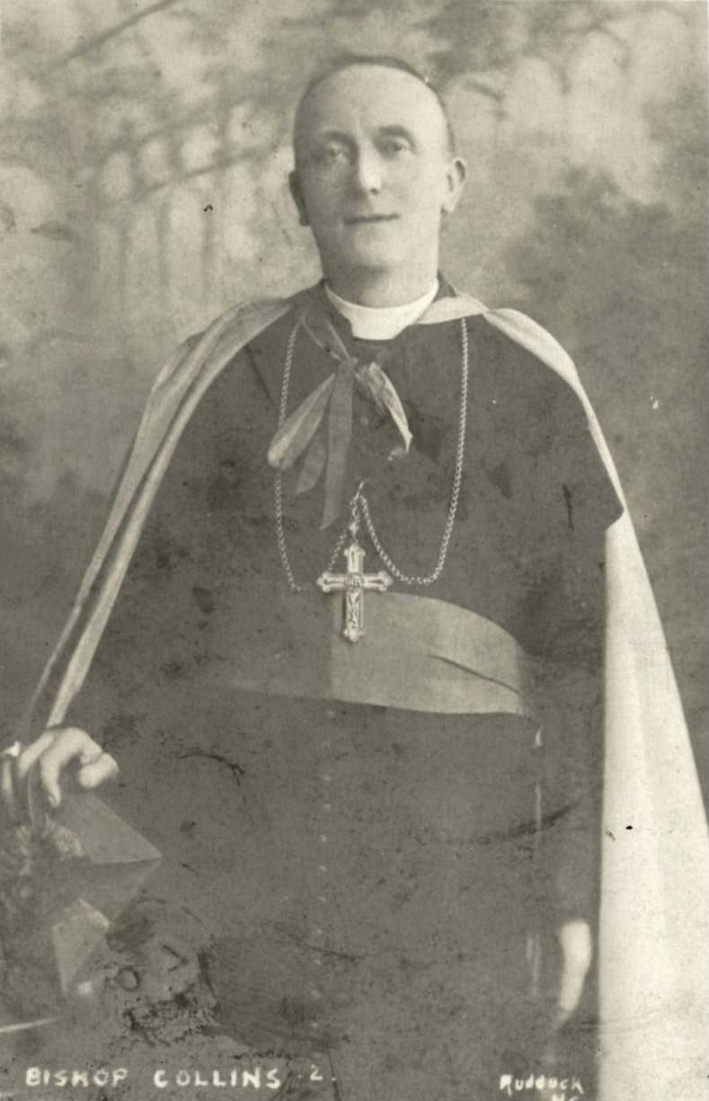 Postcard photo of Richard Collins, Roman Catholic Bishop of Hexham and Newcastle, 1905,