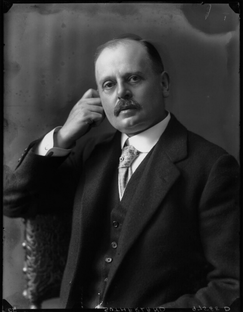 Sir Arthur Munro Sutherland by Walter Stoneman, 1920,