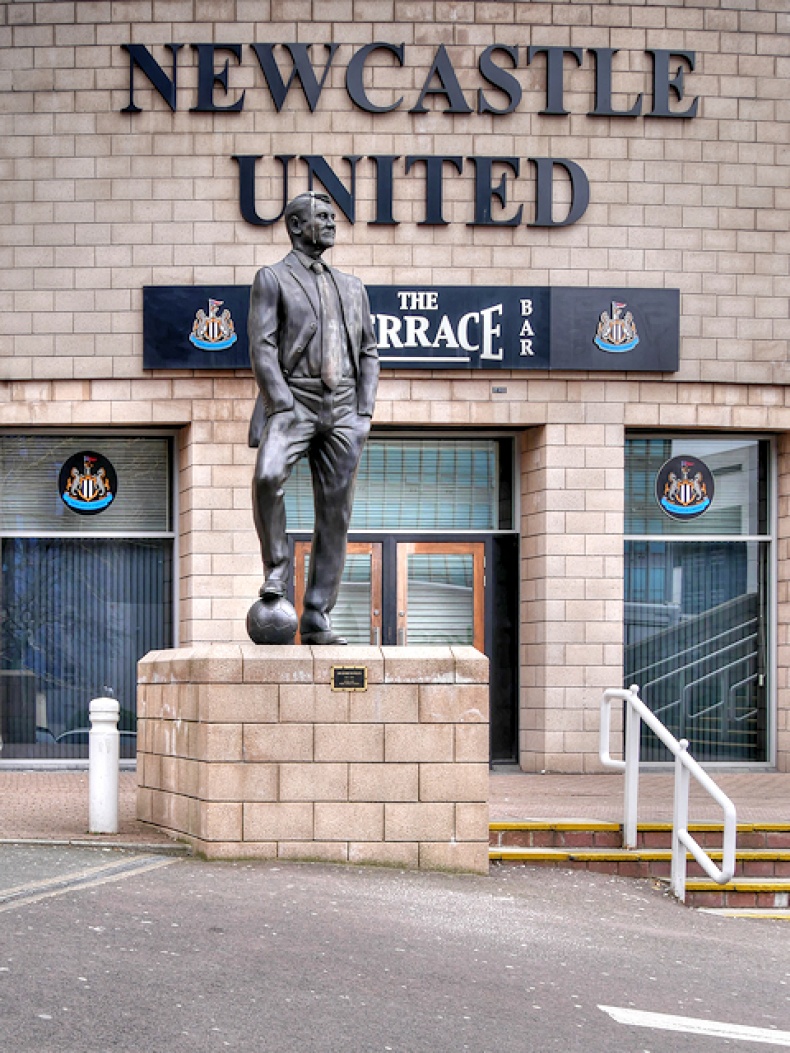 Sir Bobby Robson Statue at St James' Park,