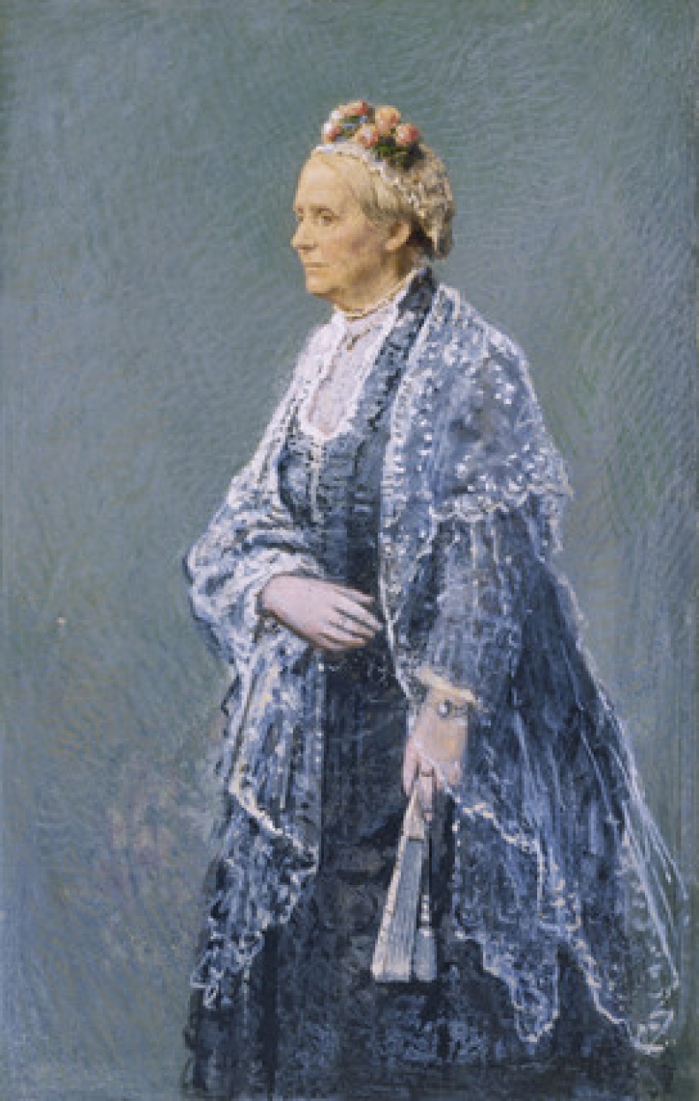Lady Armstrong, a portrait by Henry Hetherington Emmerson,