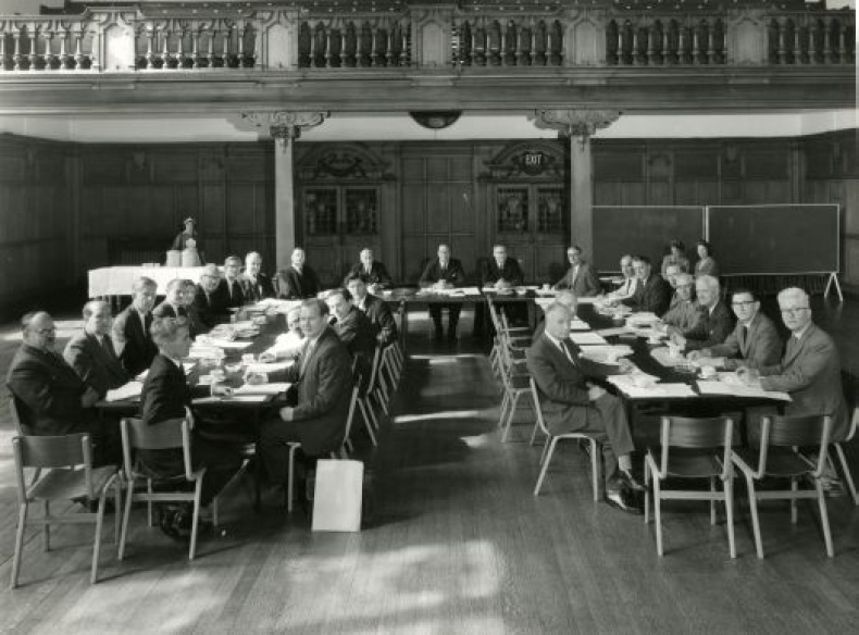 First meeting of Newcastle University Senate, 1st August 1963.